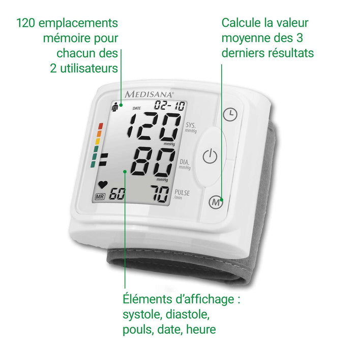 Medisana BW320 fonctionnalités