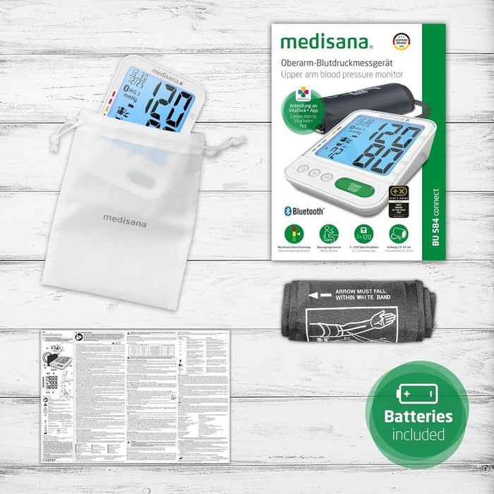 medisana bu 584 connect contenu de la boite