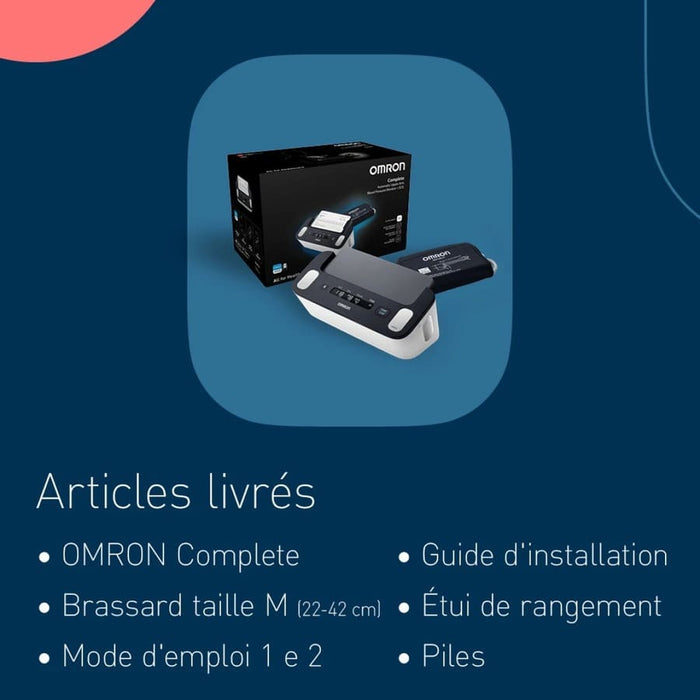 contenu boite omron complete