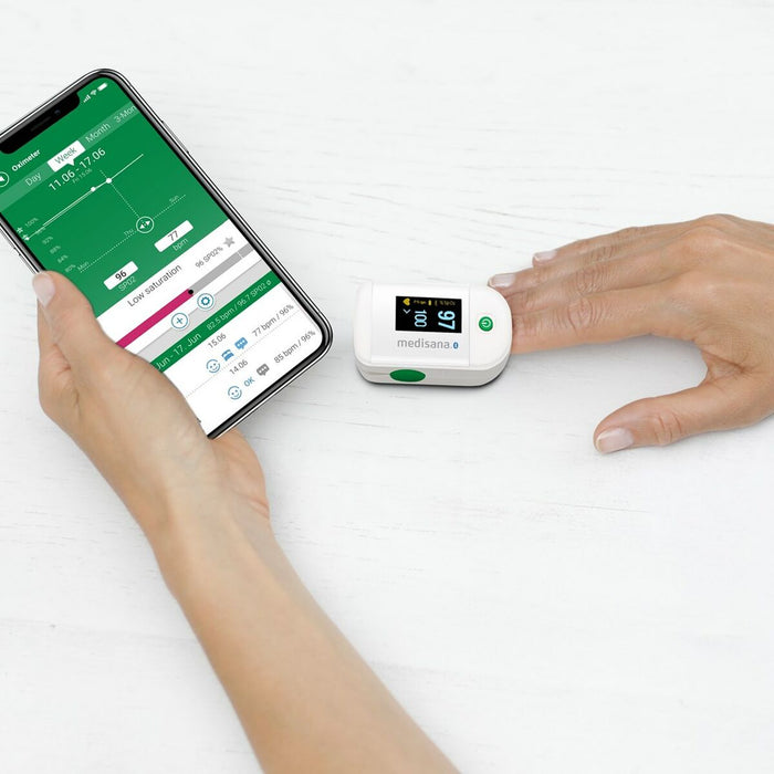 oxymètre medisana pm 100 application