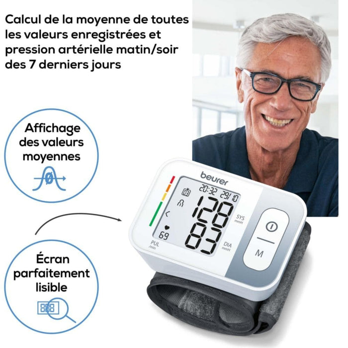 Beurer BC 28 calcul de la moyenne