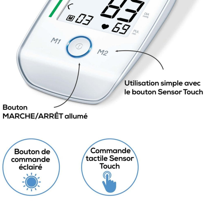 Beurer BM45 - Les boutons