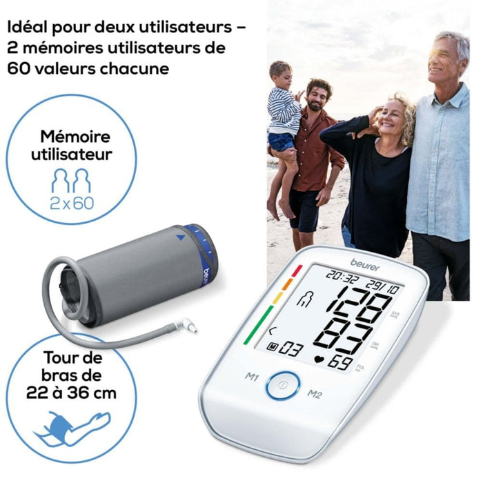 Beurer BM45 - Mémoire 2 utilisateurs