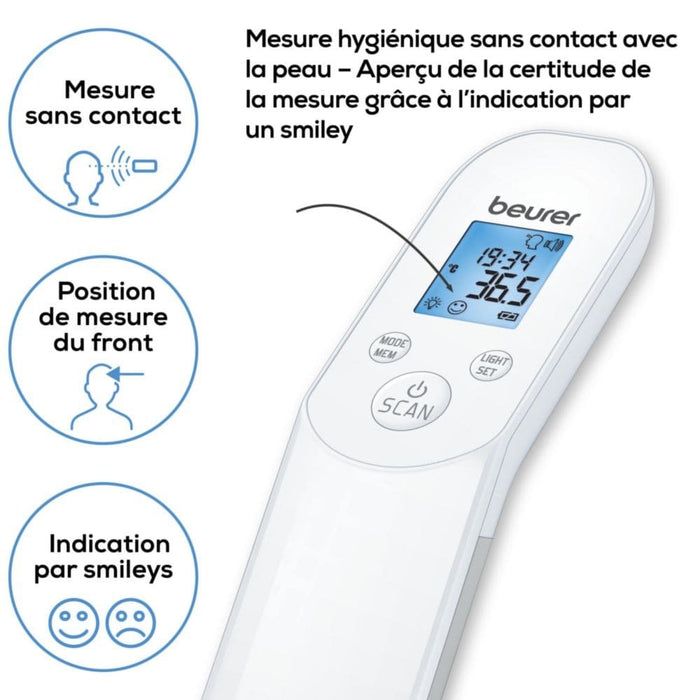 Thermomètre Beurer FT85 position