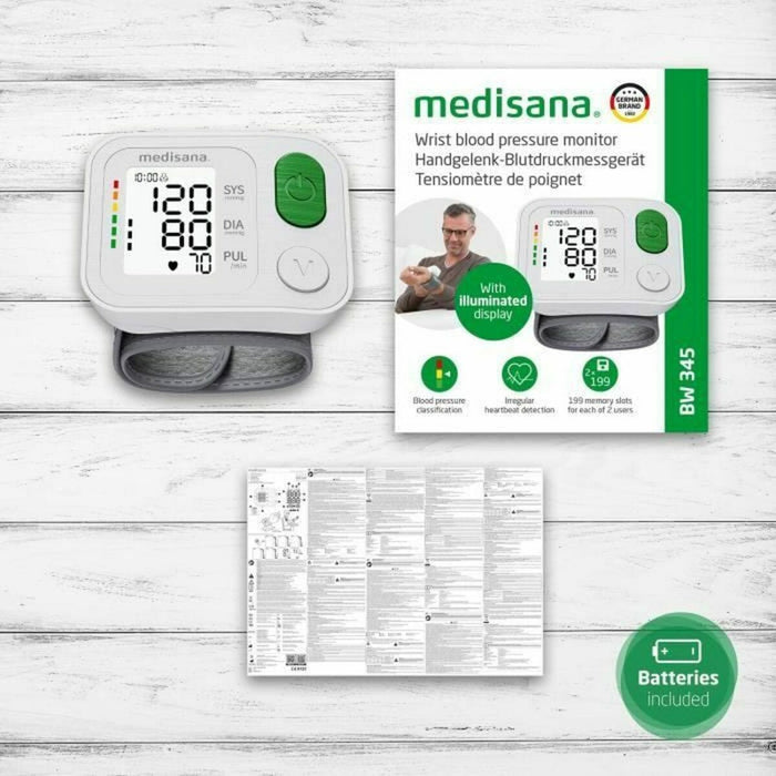 medisana bw 345 contenu de la boite