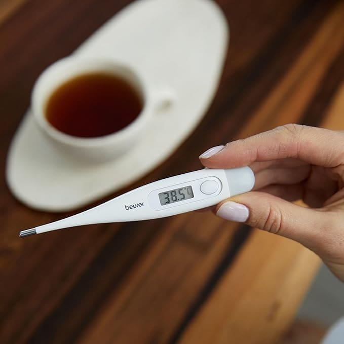 lecture d'un thermomètre beurer