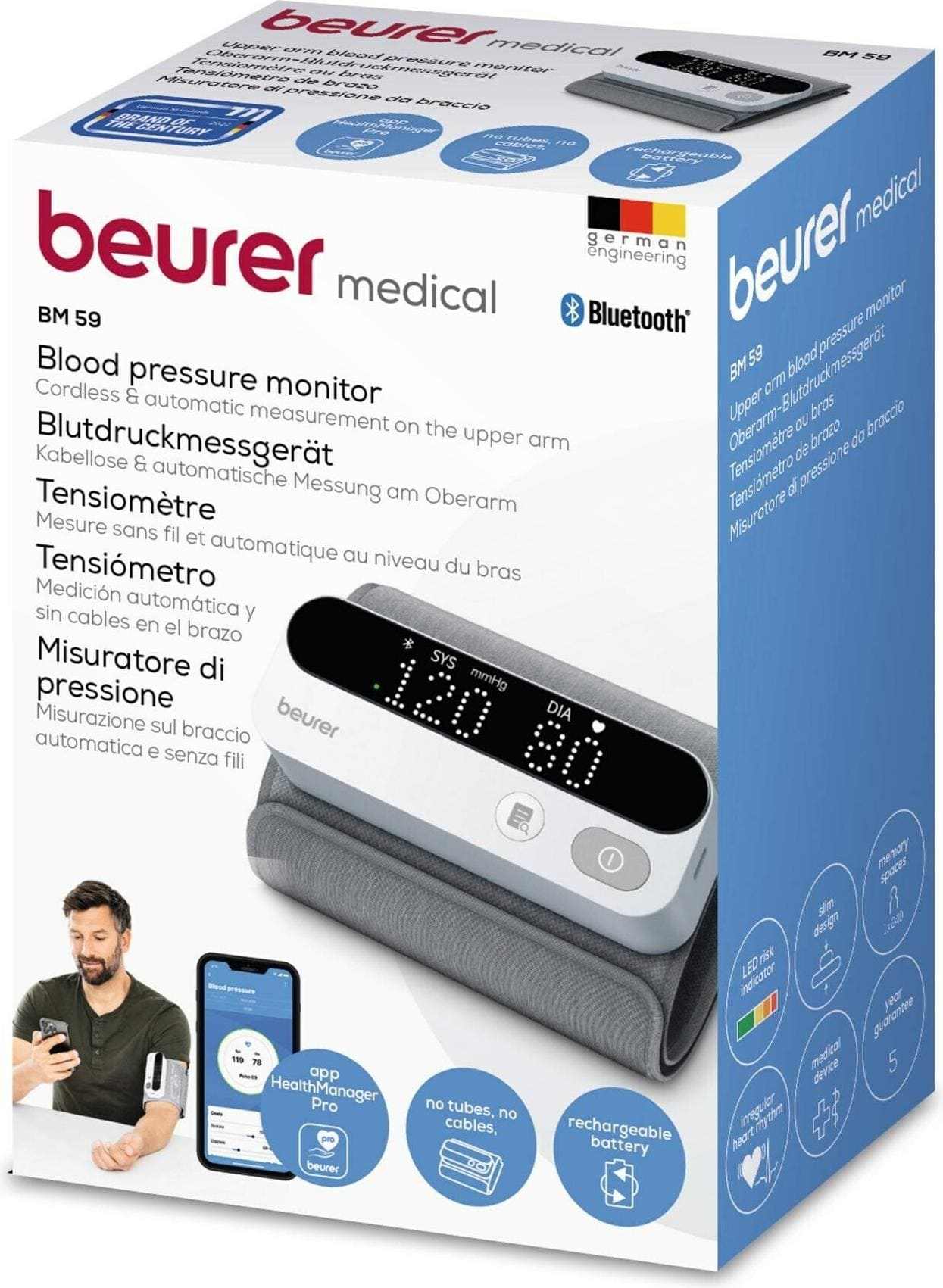 Tensiomètre Bras Beurer BM59 - packaging