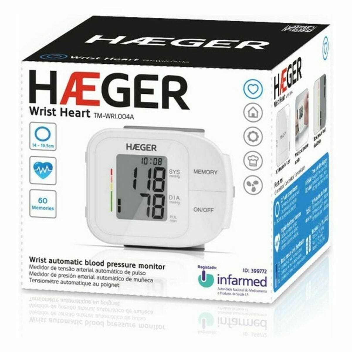 Tensiomètre Poignet Haeger Wrist Heart
