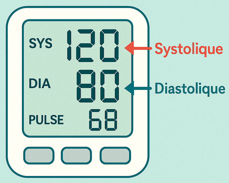Image identifier systolique diastolique