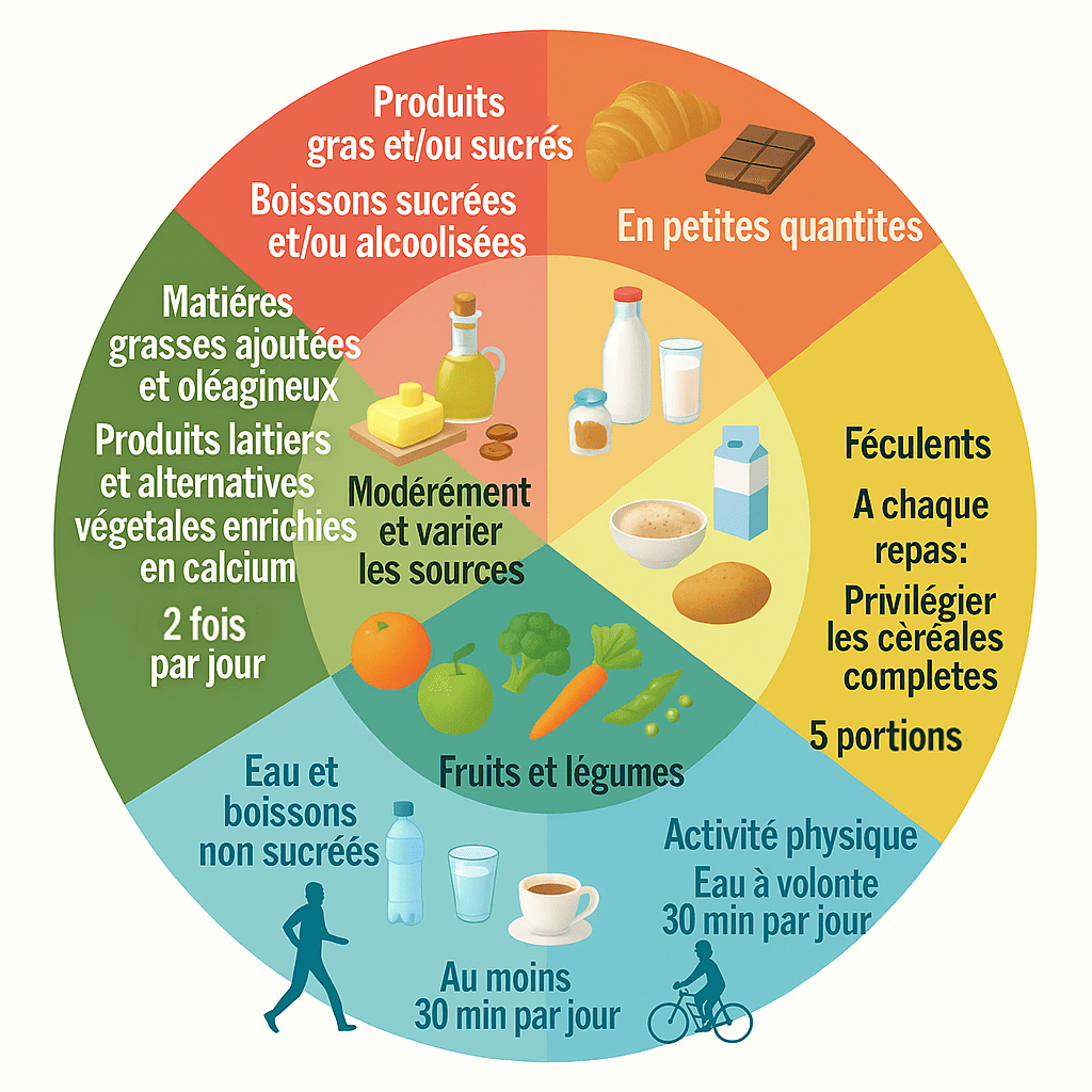Infographie mode de vie alimentation