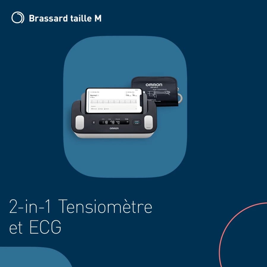 Un ECG dans un tensiomètre, concrètement