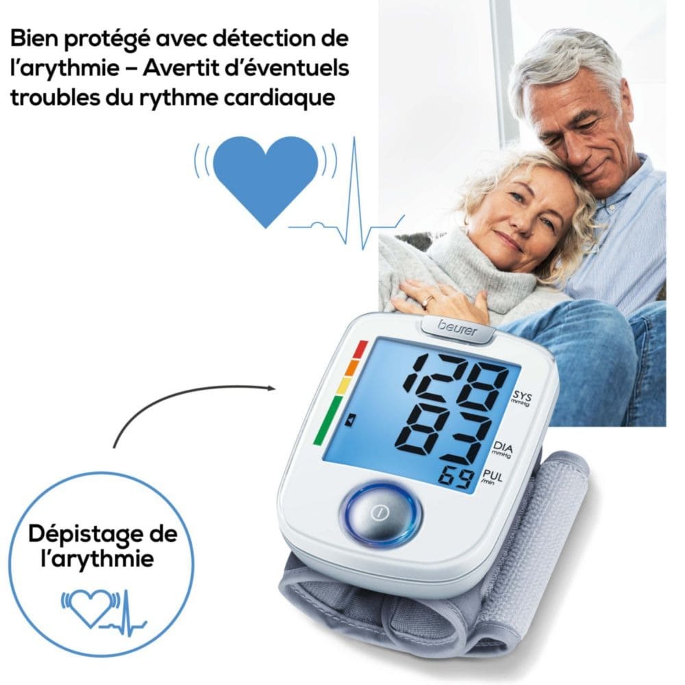 Tensiomètre poignet Beurer BC44 - detection arythmie