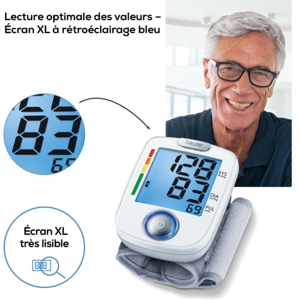 Tensiomètre poignet Beurer BC44 - ecran