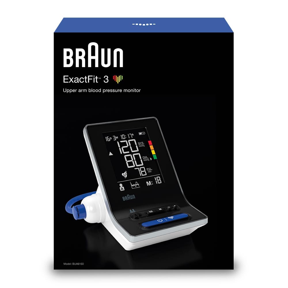 Tensiomètre Braun ExactFit 3 - packaging
