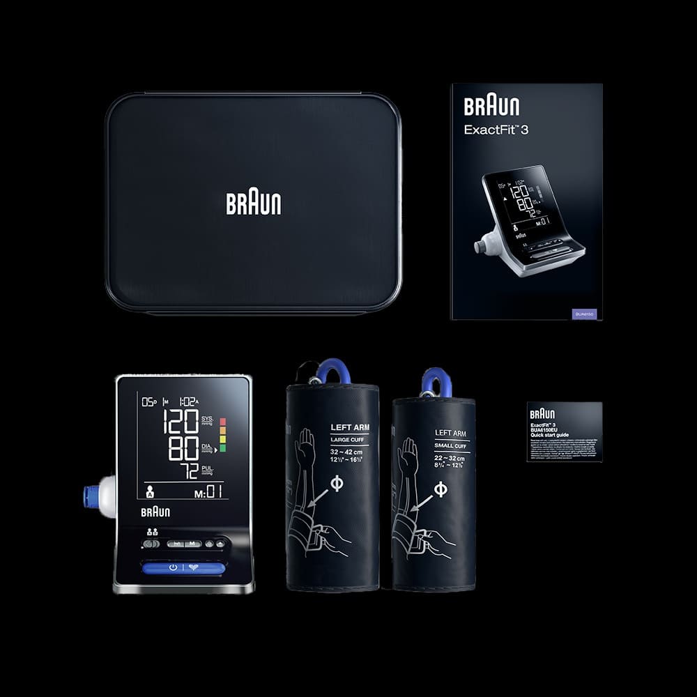 Tensiomètre Braun ExactFit 3 - packaging