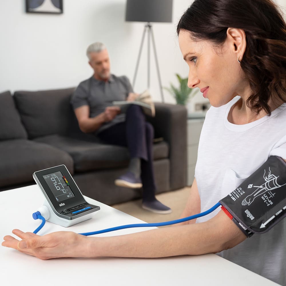 Tensiomètre Braun ExactFit 3 - prise de mesure