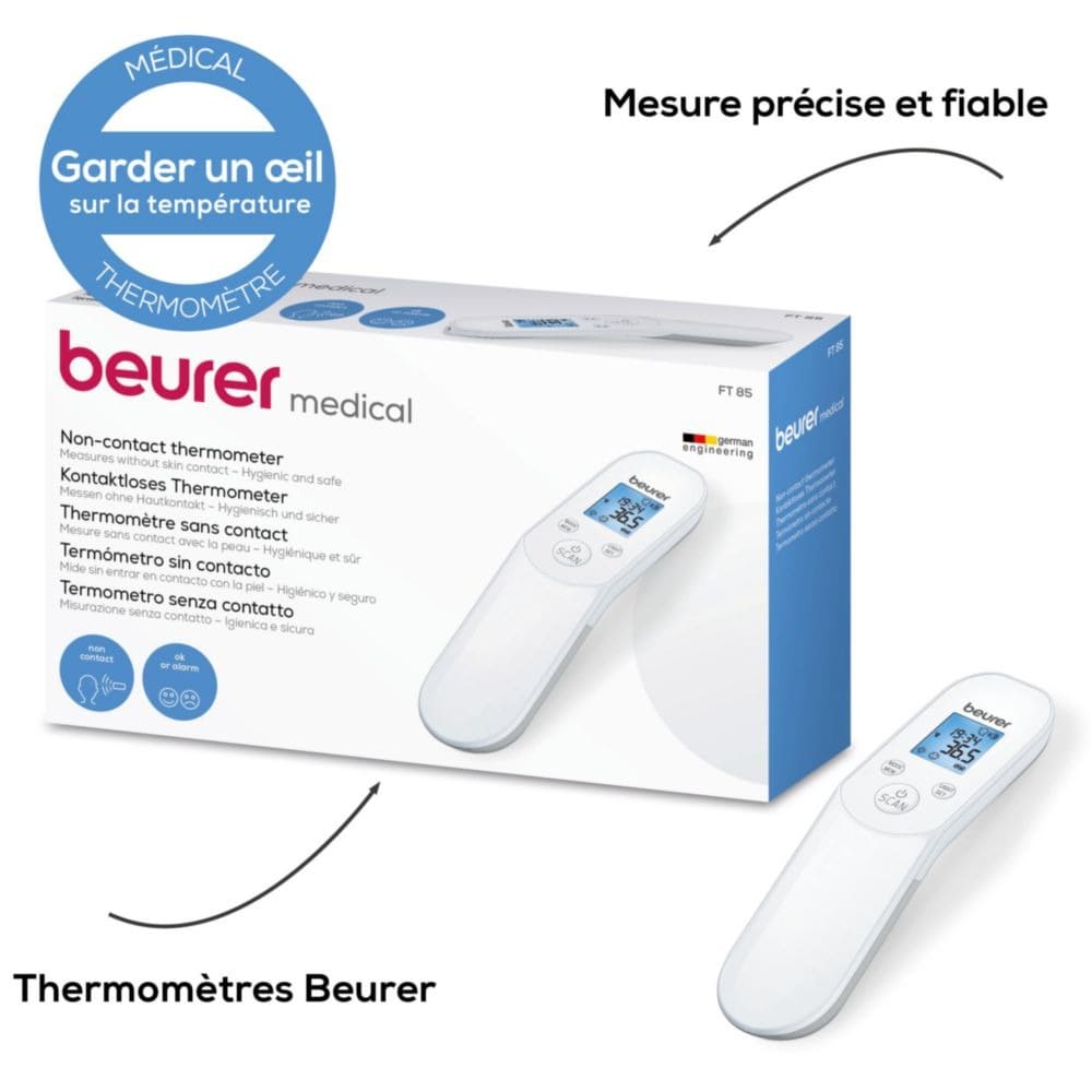 Thermomètre Beurer FT85 - packaging