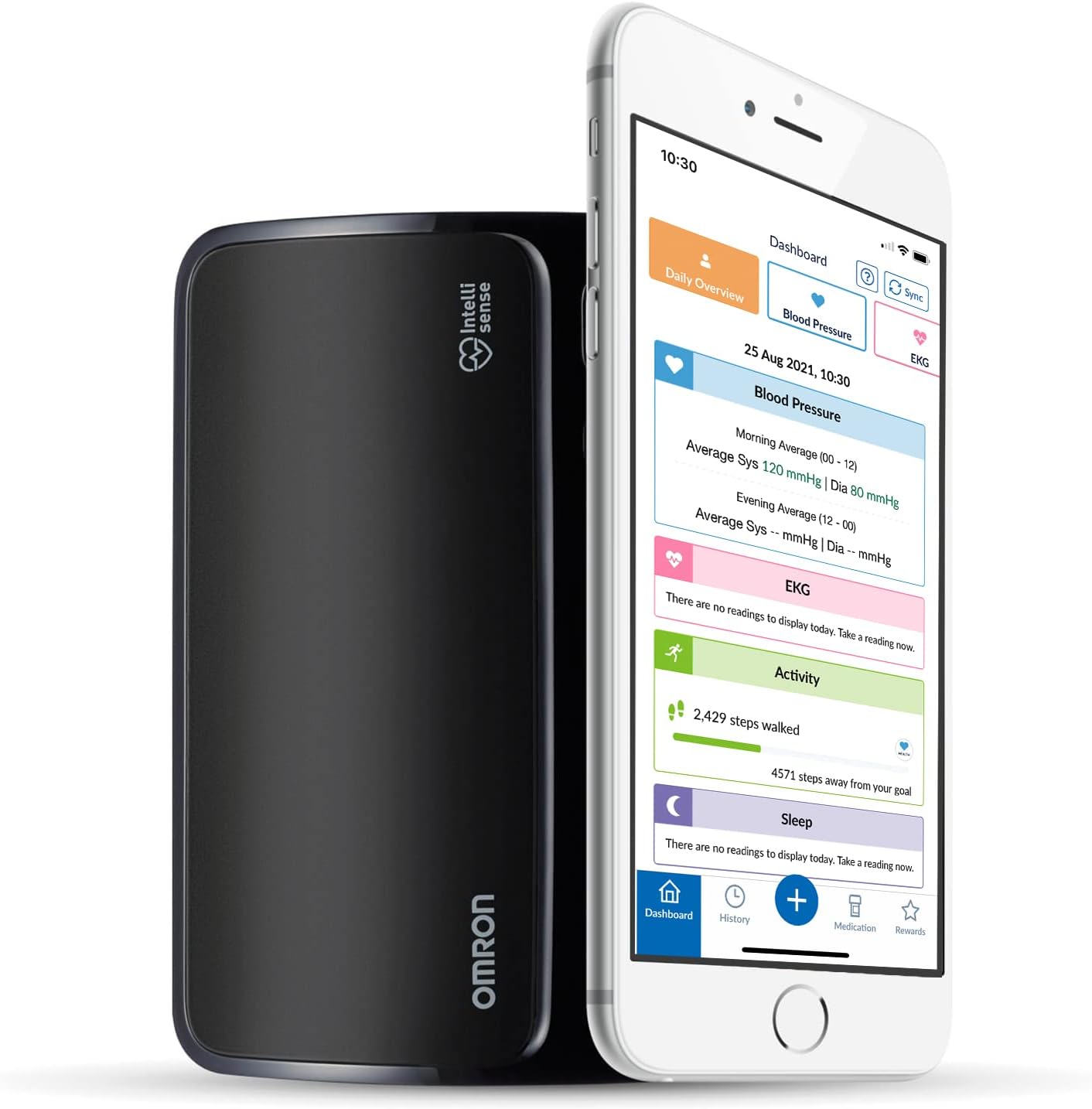Omron EVOLV avec application smartphone Omron Connect