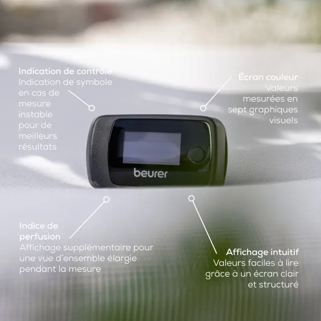 Beurer PO 45 mesure de la saturation en oxygène