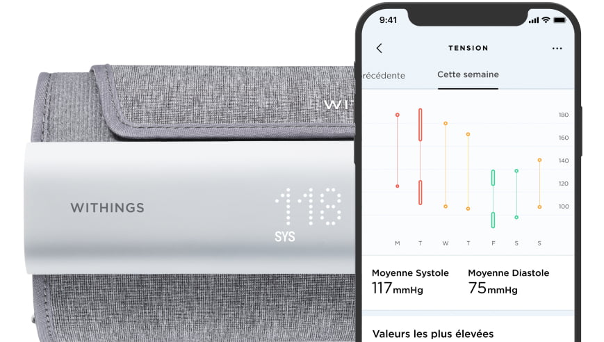 Précision clinique Withings BPM Connect