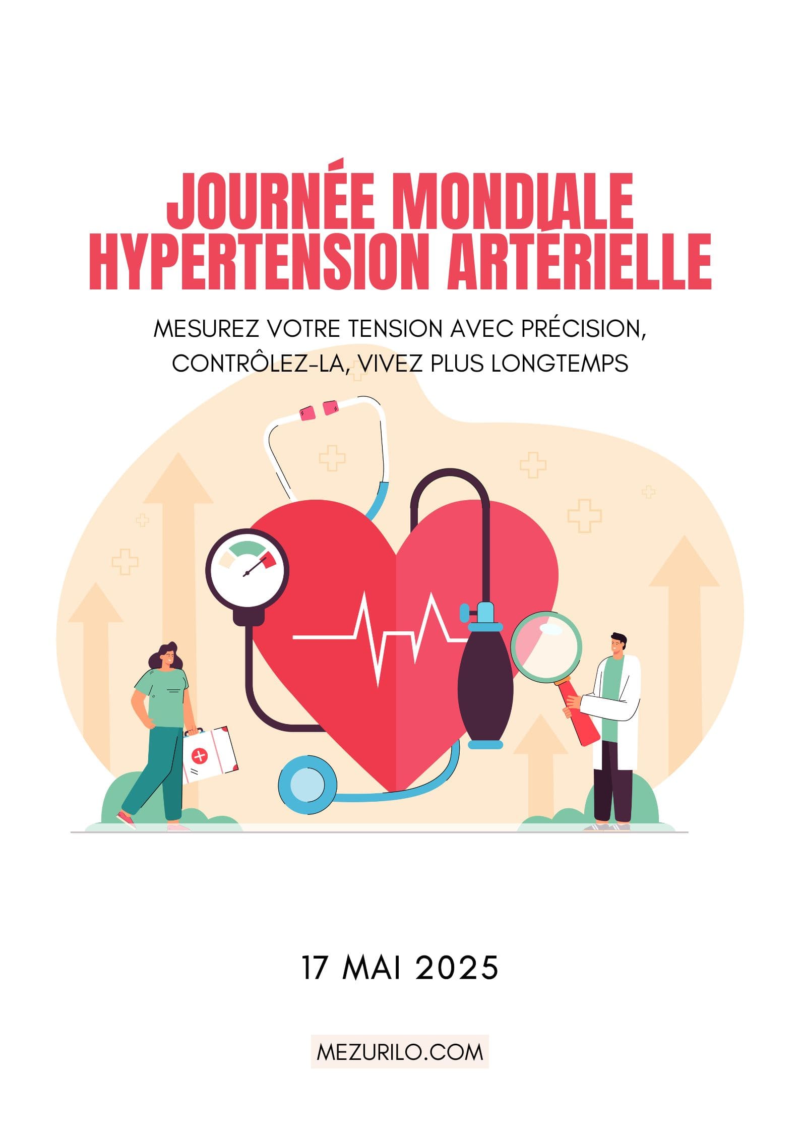 Journée mondiale hypertension affiche